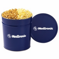 2 Way Popcorn Tins - Caramel & Butter Popcorn (3.5 Gallon)